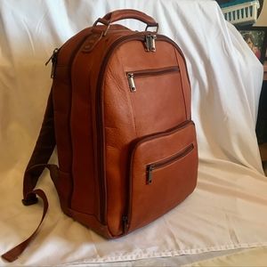 Wilson's Leather -Vacqueta Leather Laptop Backpack